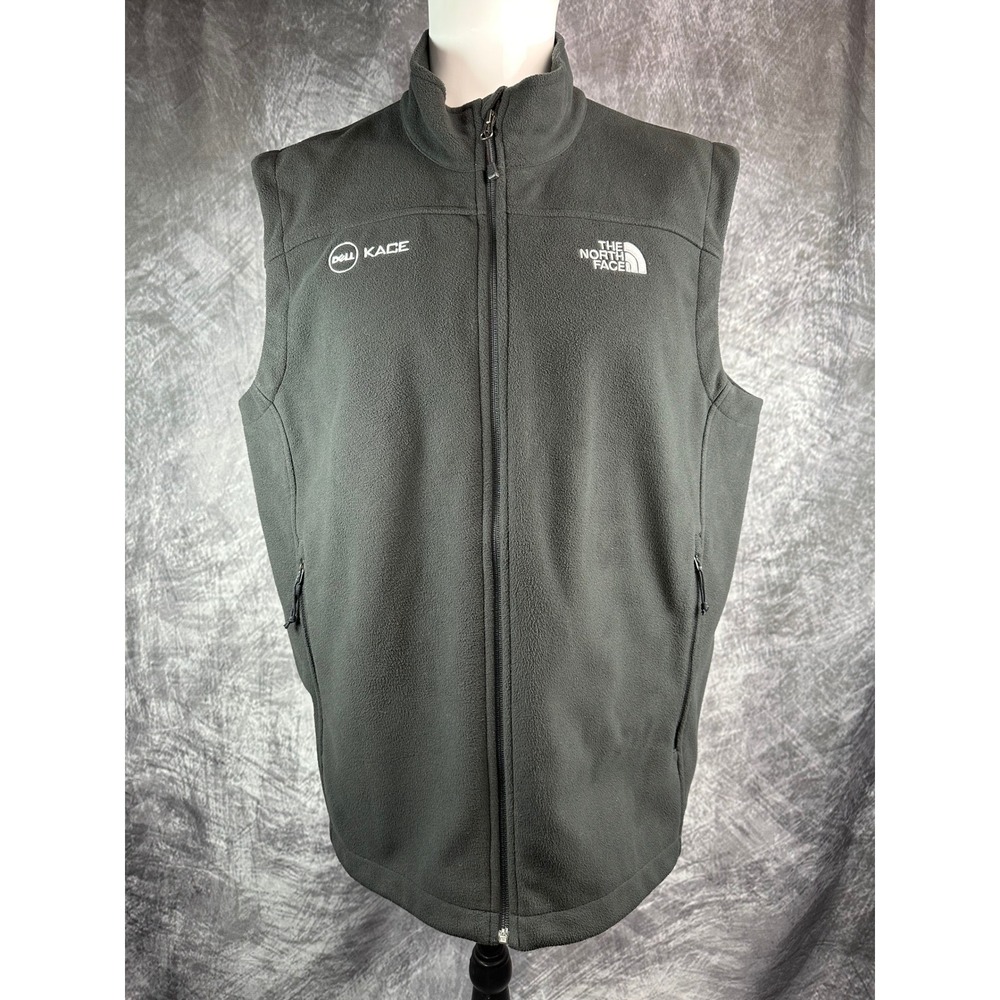 The North Face Ridgewall Fleece Vest Mens XL Black Full Zip Sleeveless T325/T725